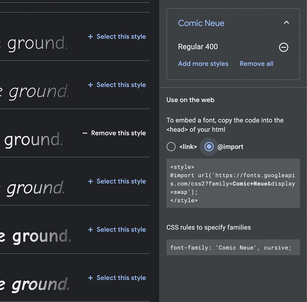 Total Newbie - Custom Font CSS with Google Fonts - Help - Dynalist Forum